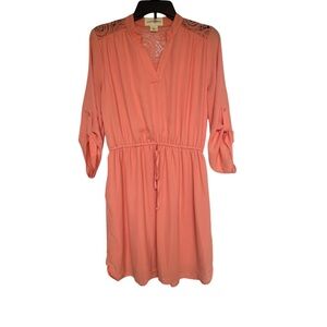 Wishful Park Coral Color Dress for Teens